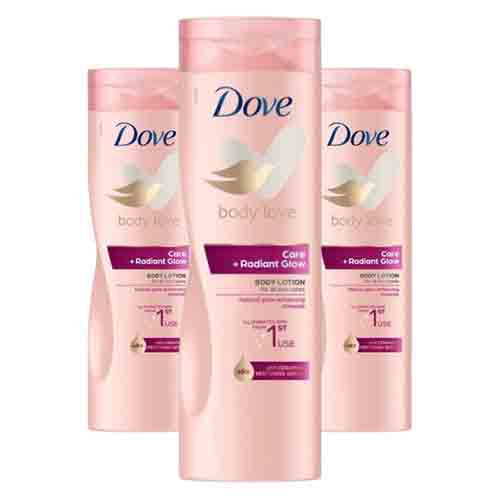 Dove Body Love Care Body Lotion – Strahlende Haut 400ml