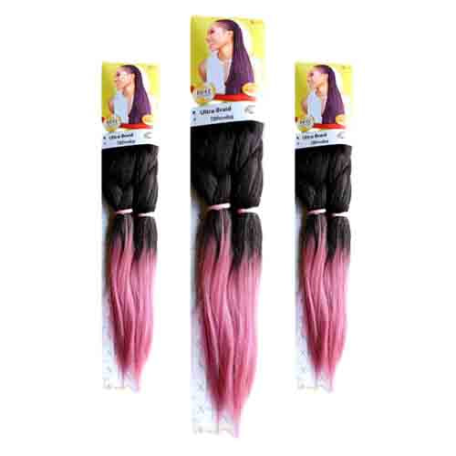 X-Pression Ultra Braid T1B-Vintage Rose – 46 Zoll 100g