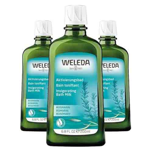 Weleda Bademilch mit Rosmarin – Belebend 200ml