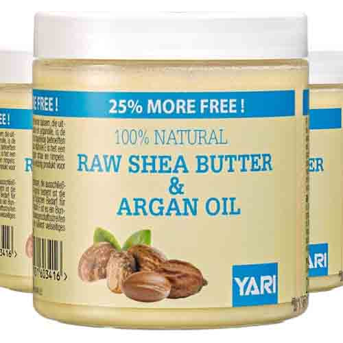 Yari 100% Rohsheabutter & Arganöl – Feuchtigkeit 250ml