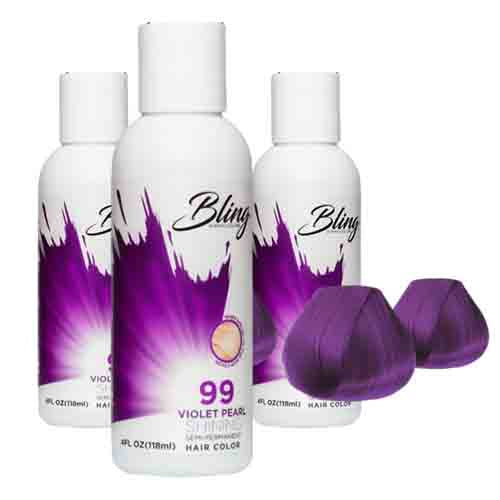 Bling Haarfarbe 99 – Violet Pearl 118ml – Semi-Permanent