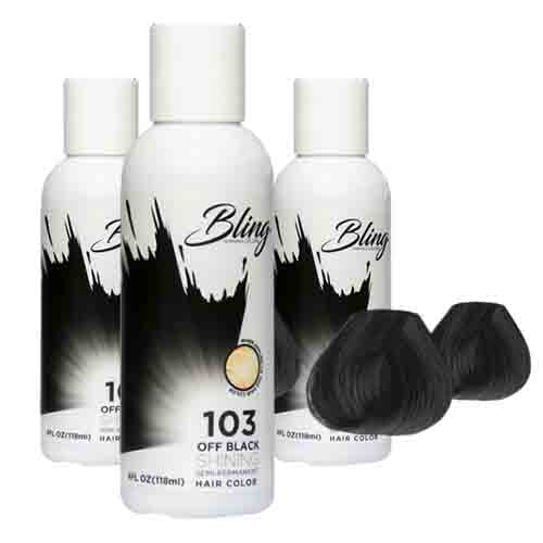 Bling Haarfarbe 103 Off Black – Semi-Permanent 118ml