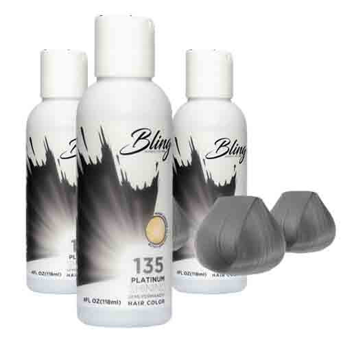 Bling Haarfarbe 135 - Platinum – Semi-Permanent 118ml