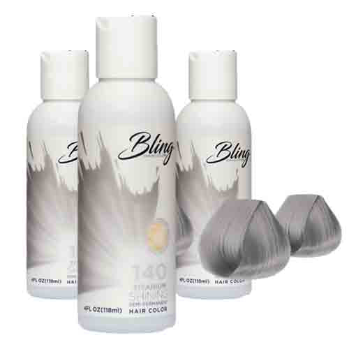 Bling Haarfarbe Titanium 140 – Semi-Permanent 118ml