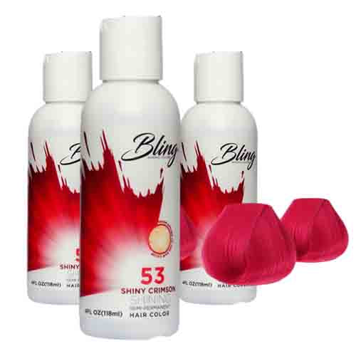 Bling Haarfarbe 53 – Shiny Crimson 118ml – Semi-Permanent