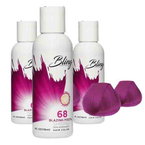 Bling Haarfarbe 68 - Blazing Fiesta – Semi-Permanent 118ml