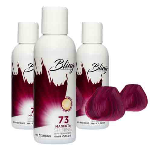 Bling Haarfarbe 73 – Megenta 118ml – Semi-Permanent