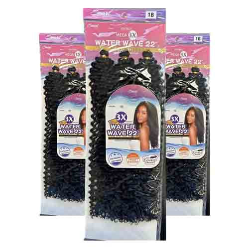 ViviTress Pre Stretched Water Wave 3x 22" – Hochwertige Haarverlängerung 150g