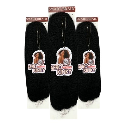 Smart Braid Haarverlängerung Afro Kinky #1 – Natürlicher Look 100g