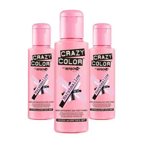 Crazy Color Haarfarbe Marshmallow – Lebendige Farbe 100ml