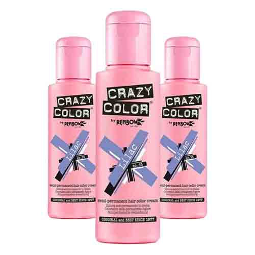 Crazy Color Haarfarbe Lilac – Intensivfarbe 100ml