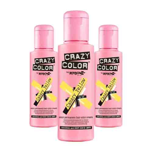 Crazy Color Haarfarbe Canary Yellow – Intensiv 100ml