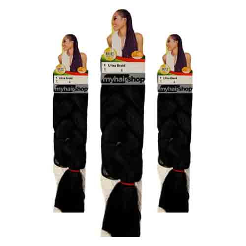 X-Pression Ultra Braid 1 – Hochwertige Haarverlängerung 100g