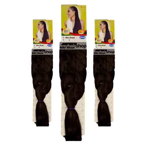 X-Pression Ultra Braid 6 – Hochwertige Haarverlängerung 150g