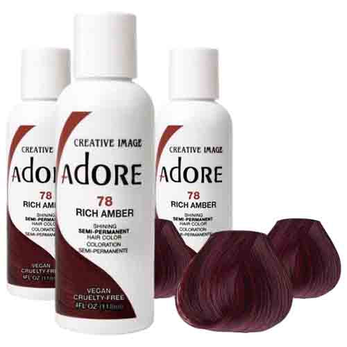 Adore Haarfarbe Rich Amber 78 – Semi-Permanent 118ml