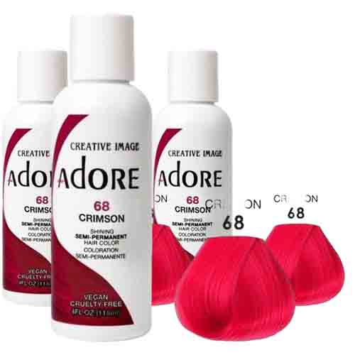 Adore Haarfarbe Crimson 68 – Semi-Permanent 118ml