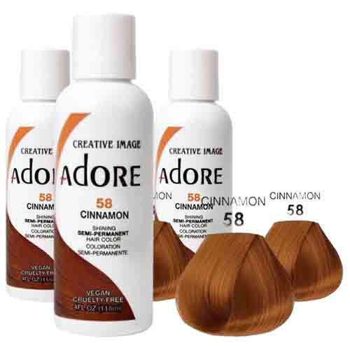 Adore Haarfarbe Cinnamon 58 – Semi-Permanent 118ml