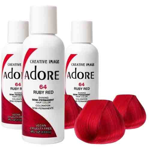 Adore Haarfarbe Ruby Red 064 – Semi-Permanent 118ml