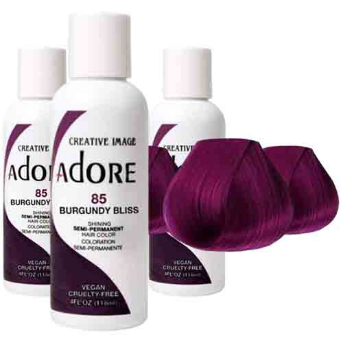Adore Haarfarbe Burgundy Bliss 85 – Semi-Permanent 118ml