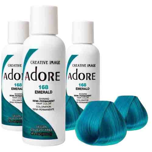 Adore Haarfarbe Emerald 168 – Semi-Permanent 118ml