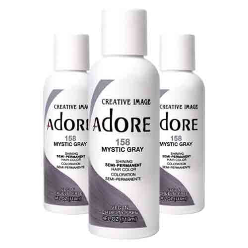 Adore Haarfarbe Mystic Gray 158 – Semi-Permanent 118ml