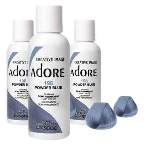 Adore Haarfarbe Powder Blue 198 – Semi-Permanent 118ml