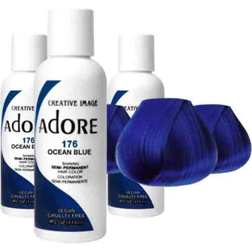 Adore Haarfarbe Ocean Blue 176 – Semi-Permanent 118ml