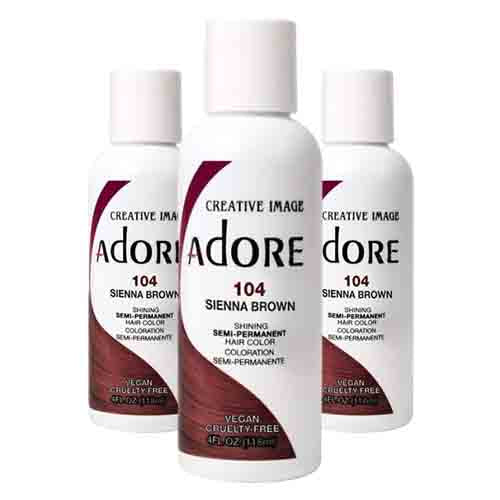 Adore Haarfarbe Sienna Brown 104 – Semi-Permanent 118ml