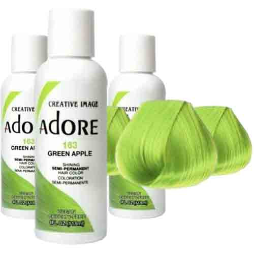 Adore Haarfarbe Green Apple 163 – Semi-Permanent 118ml