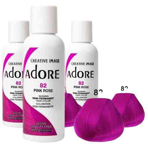 Adore Haarfarbe Pink Rose 82 – Semi-Permanent 118ml