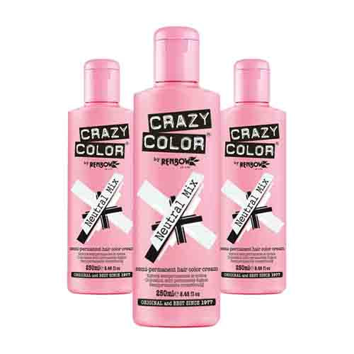 Crazy Color Haarfarbe Neutral Mix – Farbauffrischung 250ml