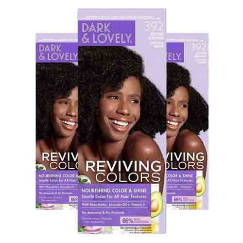 Dark and Lovely Haarfarbe Ebone Brown 392 – Semi-Permanent 118ml