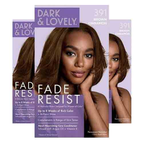SoftSheen-Carson Haarfarbe Dark and Lovely Fade Resist 391 Brown Cinnamon – Farbton 118ml
