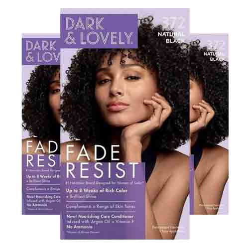 SoftSheen-Carson Haarfarbe Fade Resist 372 Natural Black – Lang anhaltend 118ml