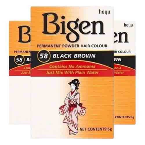 Bigen Haarfarbe Schwarzbraun Nr. 58 – Langanhaltende Farbe 100g