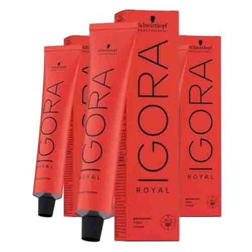 Schwarzkopf Igora Royal Color Cream 6-12 Donkerblond Cendre As – 100% Grauabdeckung 60ml