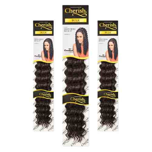 Cherish Haarverlängerung Deep Twist Braid Bulk – Vielseitig 200g