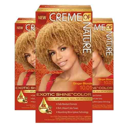 Creme Of Nature Haarfarbe 10.01 Ginger Blonde – Mit Arganöl 118ml
