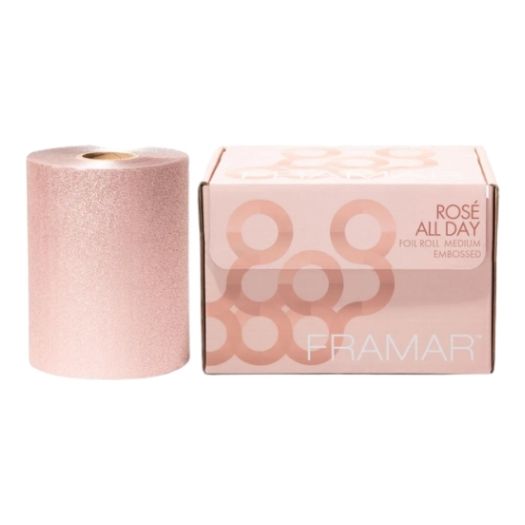 Framar Folie Embossed Rosé Gold – 97,5m für Farbbehandlungen