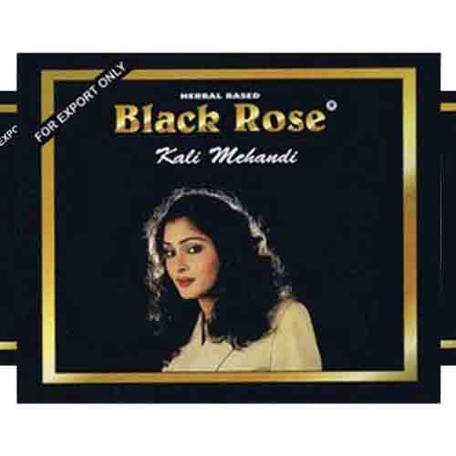 Black Rose Henna Pulver Schwarz – Natürliche Farbe 50g