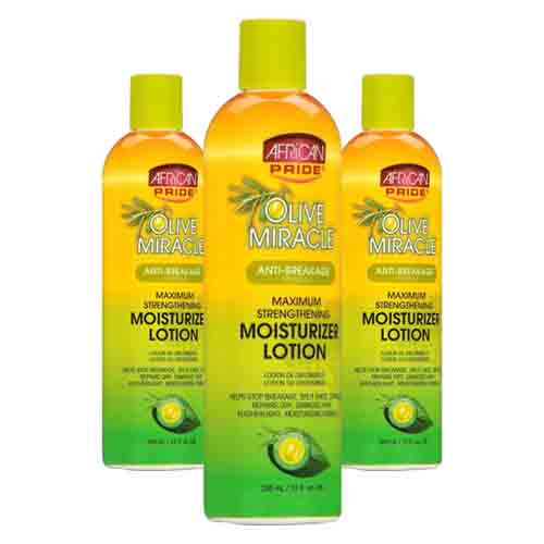 African Pride Feuchtigkeit Lotion mit Olivenöl – Intensive Pflege 355ml