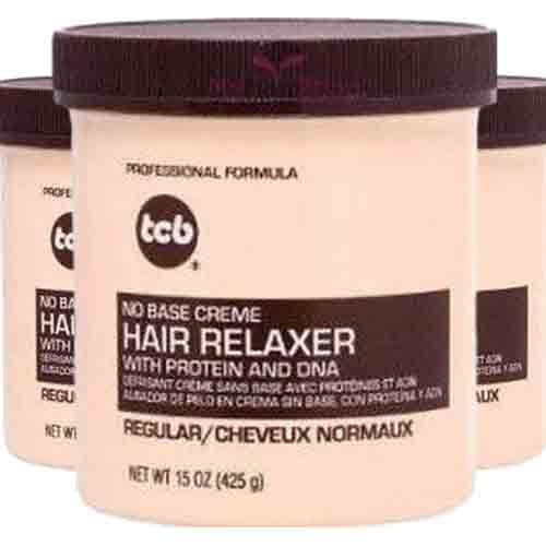 TCB No Base Creme Haar Relaxer (Regular) – Sanfte Glättung 425g