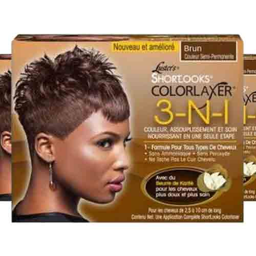 Pink ShortLooks Relaxer Kit Brown – Natürliches Styling 500g