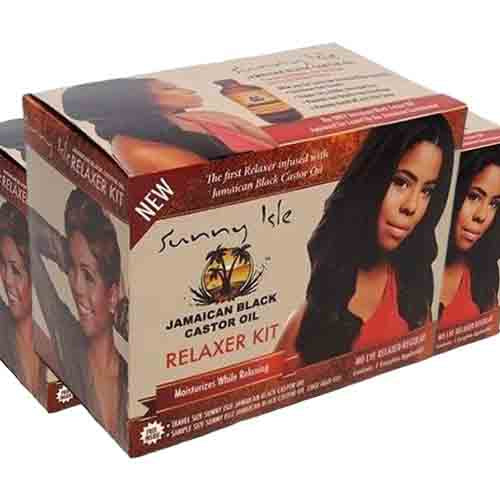 Sunny Isle Relaxer Kit mit Jamaican Black Castor Oil – Sanft 453g