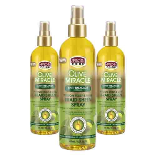 African Pride Braid Sheen Spray – Glanz & Feuchtigkeit 355ml