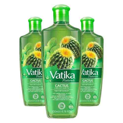 Dabur Vatika Naturals Haaröl mit Kaktus – Haarbruch Kontrolle 200ml