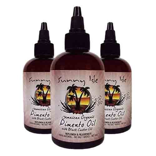Sunny Isle Pimento Öl mit schwarzem Rizinusöl – 118ml