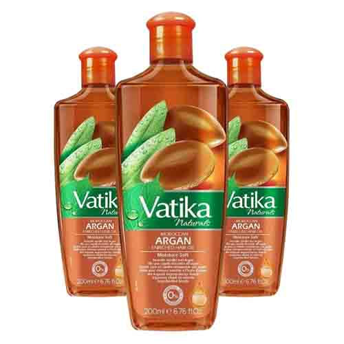 Dabur Vatika Naturals Haaröl mit Argan – Feuchtigkeit 200ml