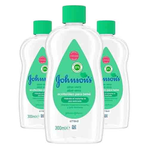 JOHNSON'S Babyöl mit Aloe Vera – Feuchtigkeit 300ml