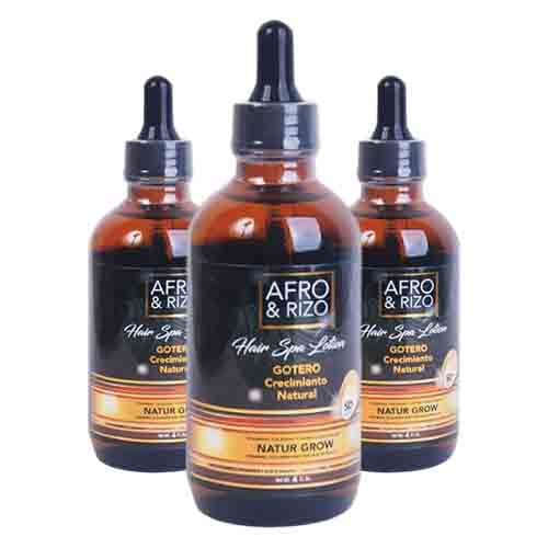 Afro & Rizo Gotero Haarlotion – Fördert Haarwachstum 118ml